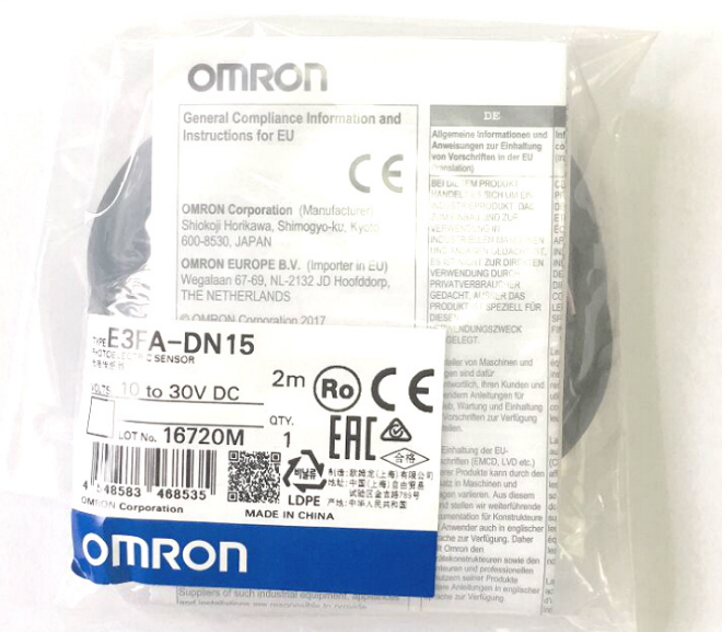 E3FA-DN14 2M 欧姆龙 E3FA-DN15 圆柱型光电传感器 光电开关 原装正品