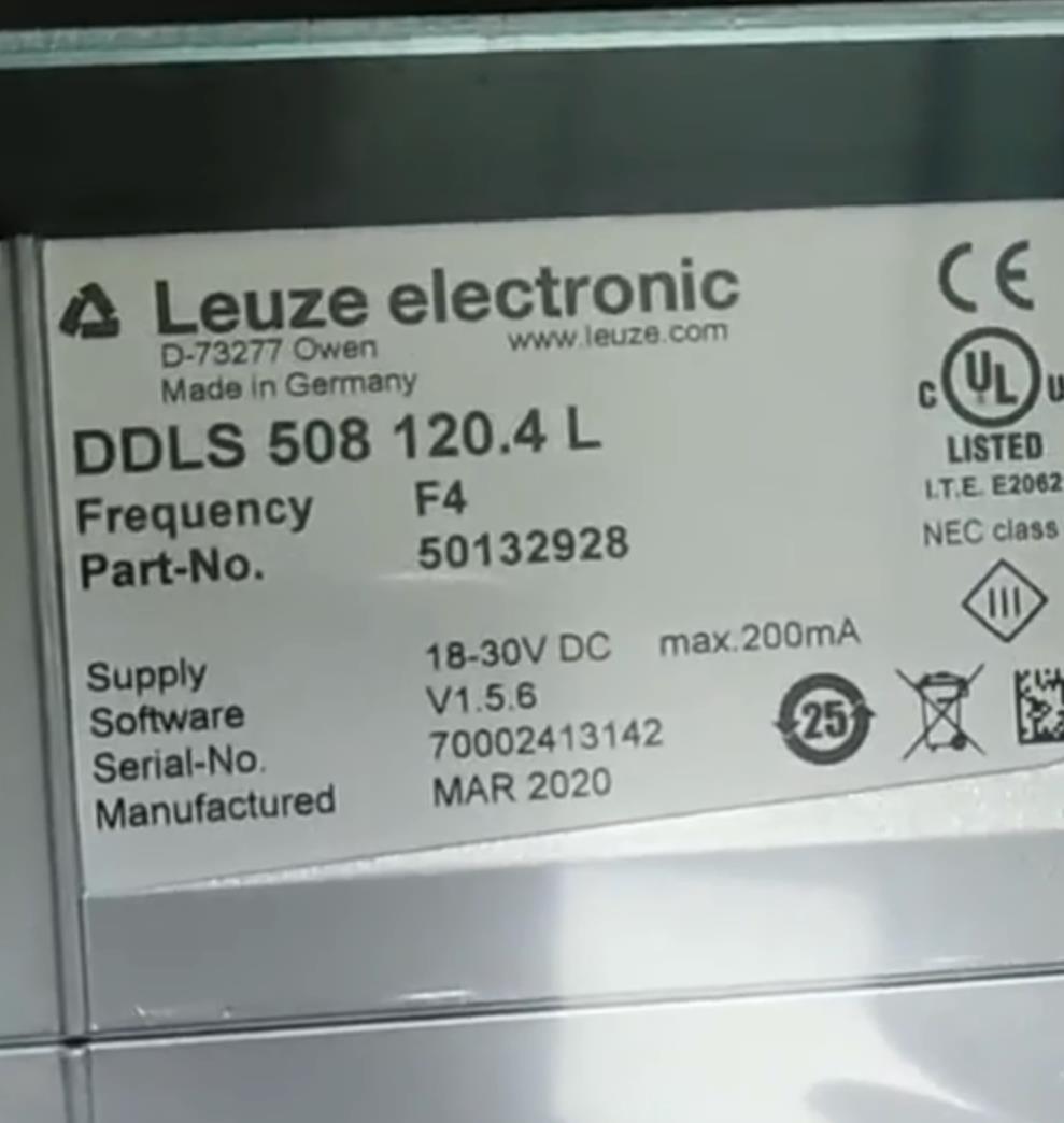 DDLS508 120.4 L 劳易测 50132916 Leuze DDLS508 120.4L光通讯 100Mbs 传输距离200米