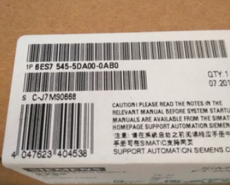 6ES7545-5DA00-0AB0 西门子分布型CPU通信模块S7-1500系列PLC