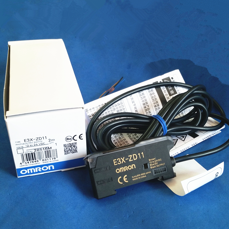 E3X-ZD11 2M 光纤放大器 Omron欧姆龙光纤传感器 E3X-ZD11