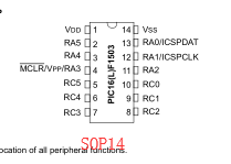 PIC16F1503-I/SL (DOC90410216-GA186)  MCU ADC PWM UART
