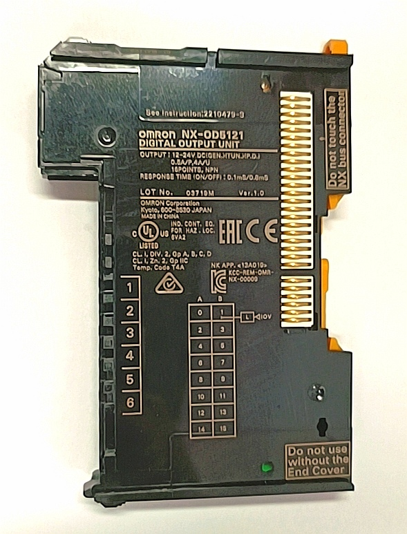 欧姆龙 数字量输出单元 NX-0D5121 NX-OD5121 PLC模块